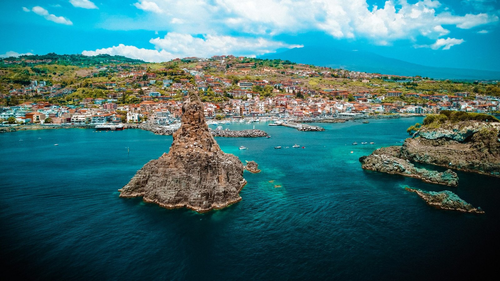 a city on an island