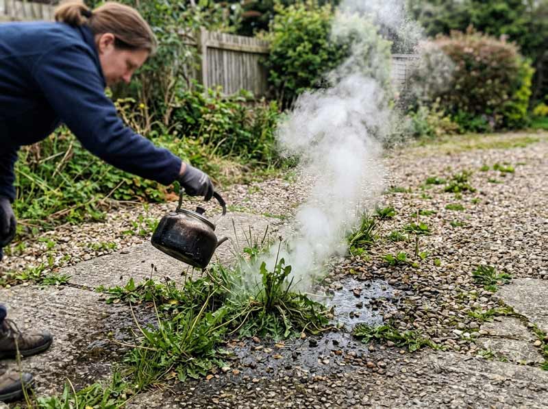 how to remove weeds without chemicals