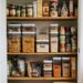 how to organize a small kitchen pantry