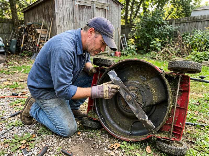 fixing common lawn mower problems