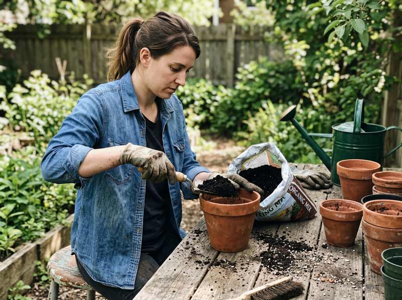 best potting soil for container gardens