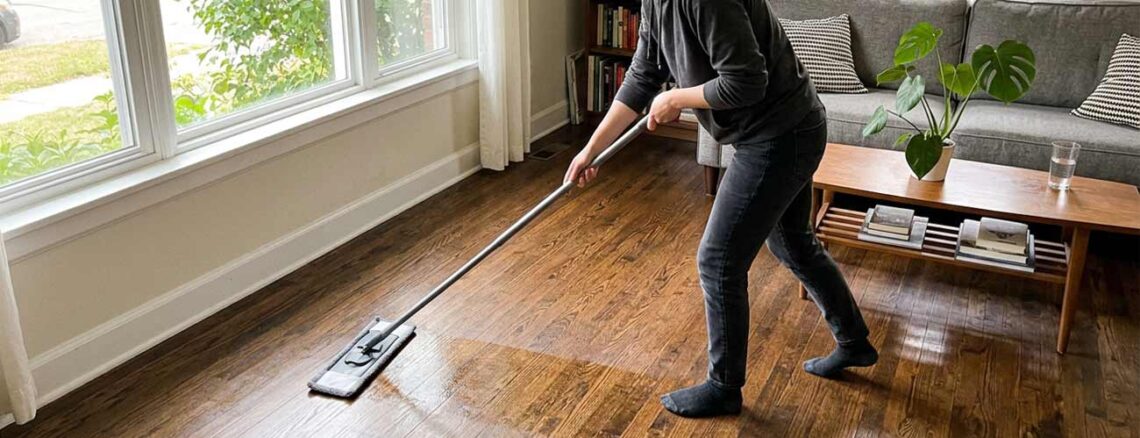 how to clean hardwood floors naturally