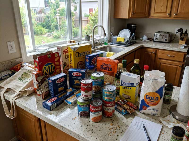 how to organize a small kitchen pantry