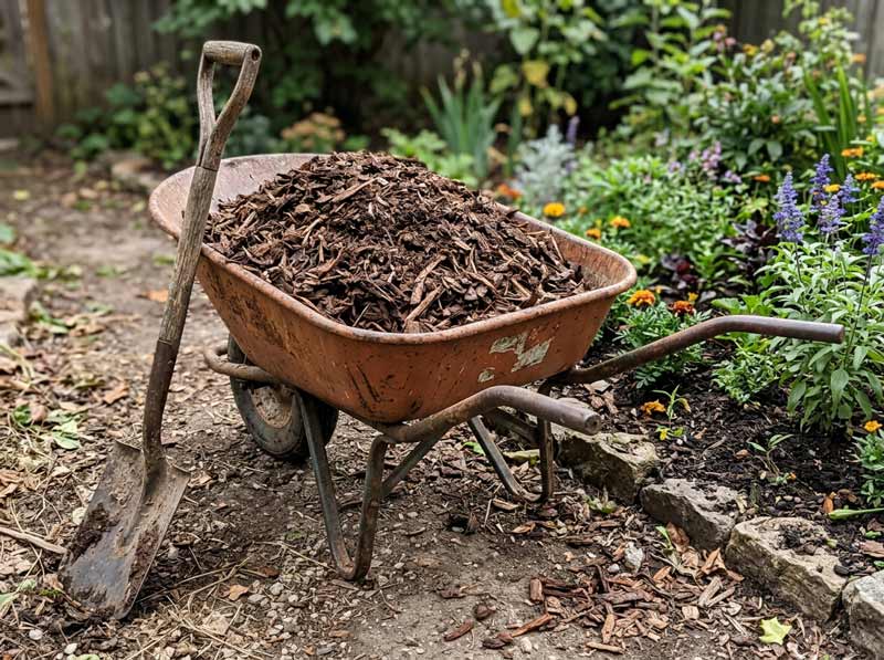 best mulch for flower beds